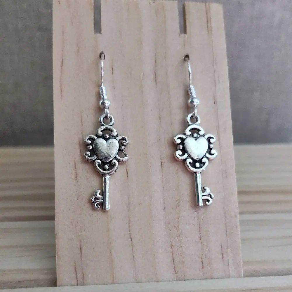 Key Earrings- CLEARANCE