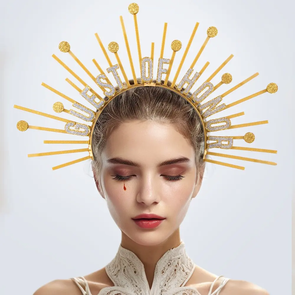 Saint Mary Halo Headband, Party Decoration Headpiece, Goddess Role Play Headband, Dance Performance Party Accessory, Elegant Occasion Hair Band