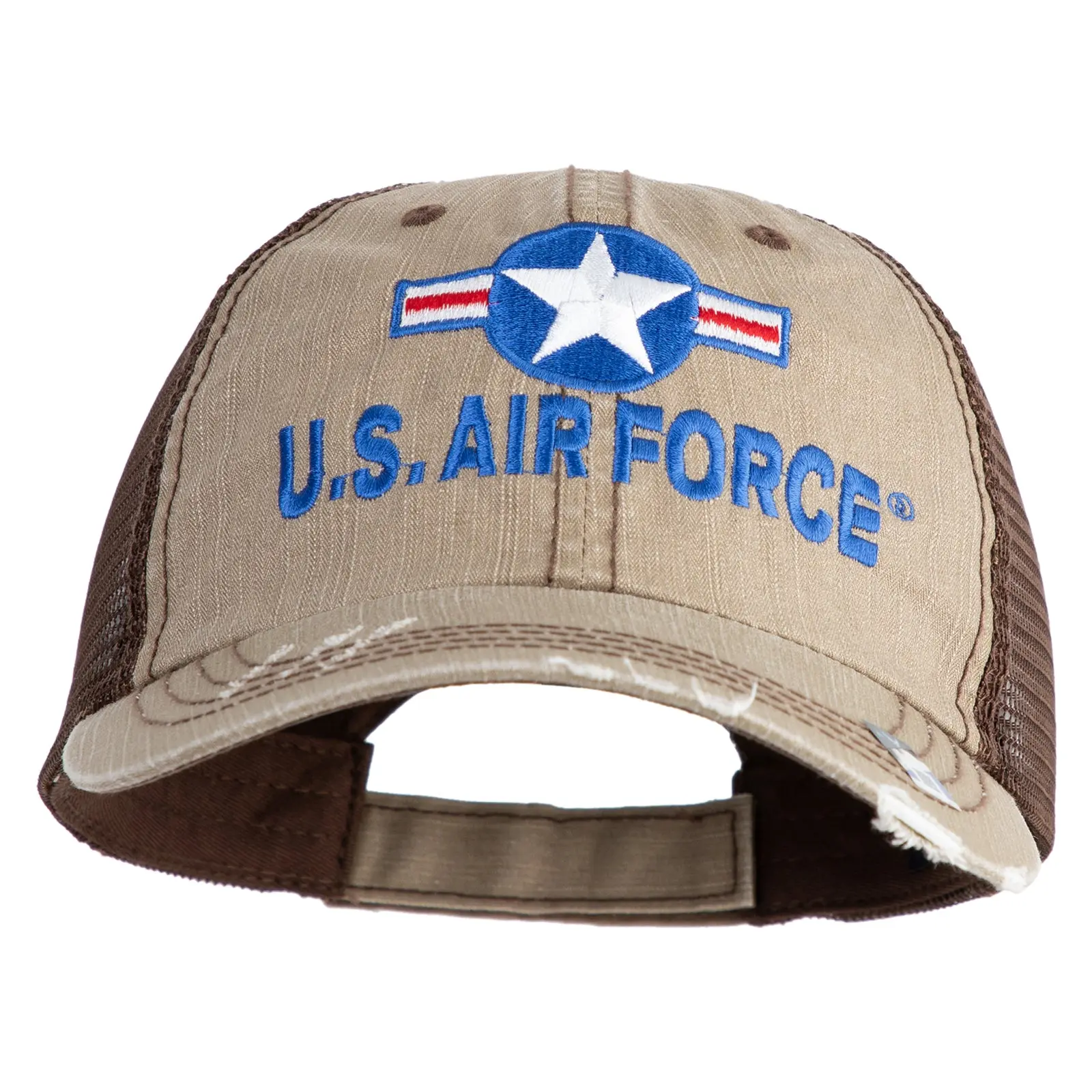 U.S. Air Force Roundel Embroidered Low Profile Special Cotton Mesh Cap