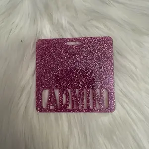 Dark pink admin badge buddy