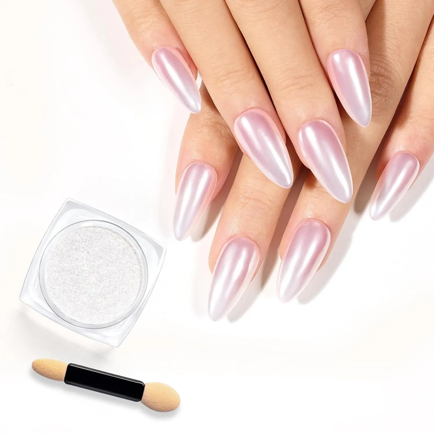 1g Glazed Silver Nail Powder