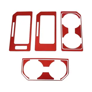 For 2015-2020 Ford F150 Gear Shift Box & Cup Holder Panel Cover Trim Decor Kit Car Accessory Vehicle