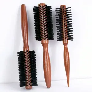 Nylon Curling Iron, Hair Salon Styling Roller Brush, Home Cylinder Comb, Curl Enhancing Round Brush, Cylinder Curling Brush, Ladies Curling Brush, Curling Ion Brush, Dual-Purpose For Straightening And Curly Hair Back To School.