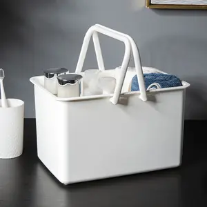 Portable Drainable Bath Basket – Large Capacity Shower Caddy for Dorm & Bathroom