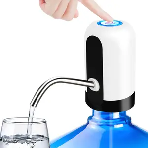 Water Pump for 5 Gallon Bottle, USB Charging Automatic Water Dispenser, Portable Electric Drinking Water Jug Pump for Home, Kitchen, Camping, Office