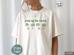 Comfort Colors® Fresh Off The Market T-shirt, Pregnancy Announcement Tee, Baby Reveal Shirt, Expecting Mom Sweatshirt, Mother's Day Gift