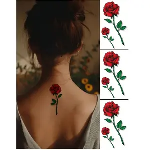 3pcs Waterproof Temporary Tattoo Stickers, Long-Lasting 2-5 Days, Suitable for Men & Women, Cover Scars, Perfect for Arms, Shoulders, Legs