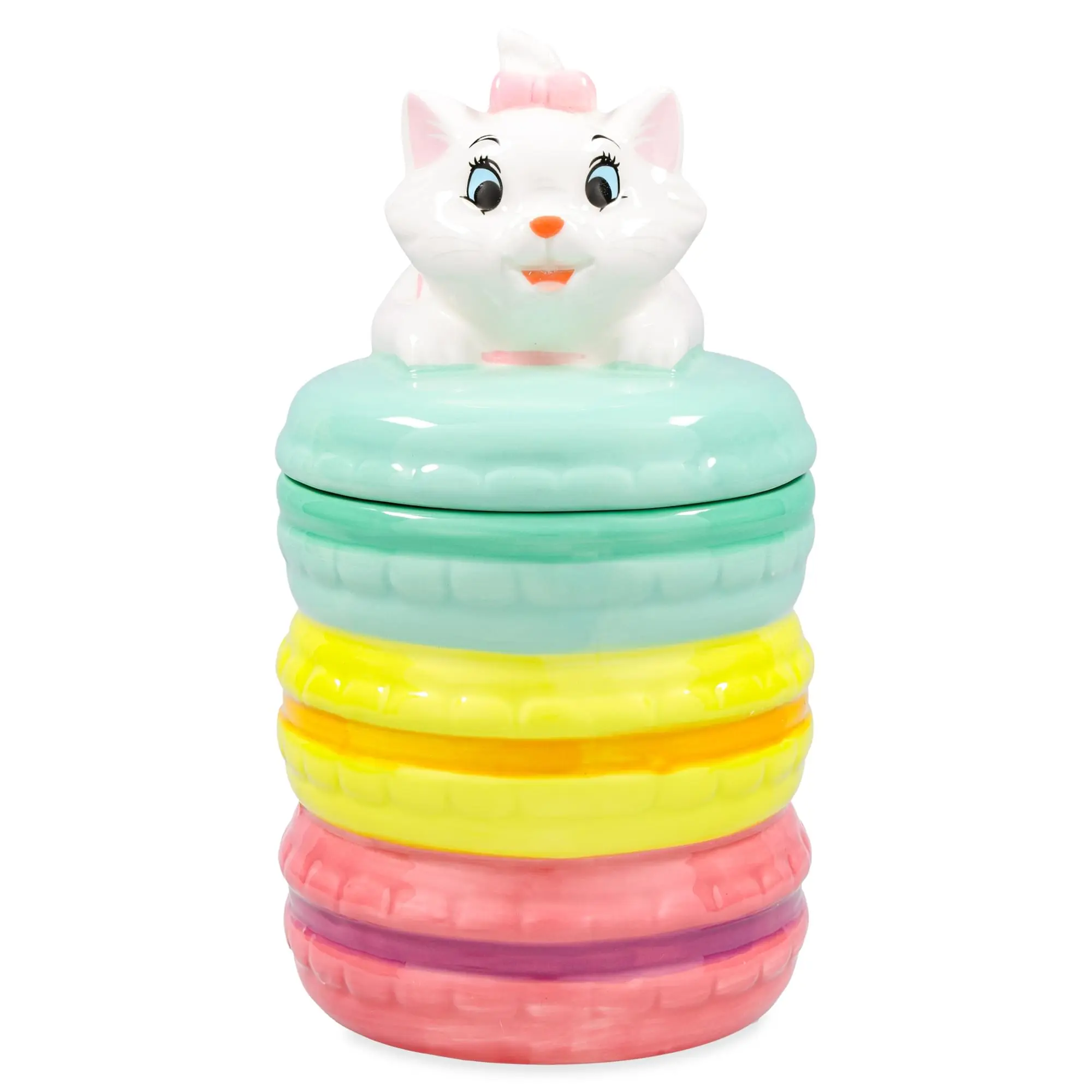 Disney The Aristocats Marie Macarons 6-Inch Sculpted Ceramic Snack Jar