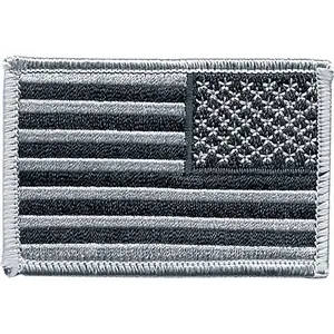 Black Grey - Reversed US Flag Patch