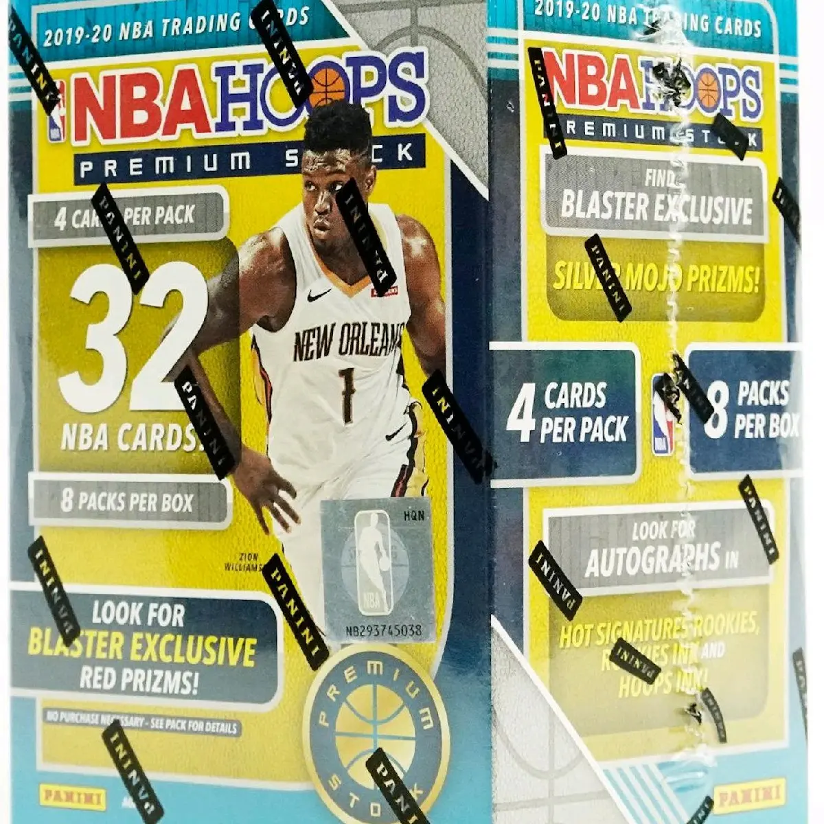 Panini NBA Hoops Premium Stock Basketball 8-Pack Blaster Box 2019/20 Edition