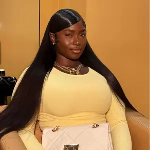 Tuneful 13x6 Lace Front Hair wigs Natural Black Straight 30 Inch 180% Density Pre Plucked Lace Frontal Wigs for Women