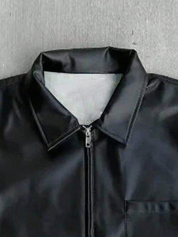 Men's Short Sleeve T-Shirt Jacket Summer Essential Turn-Down Collar Black White Color Block Fashion Trendy Shirt for Casual Outings Casual Menswear Top Tshirt Streetwear Tropical Wetsuit Round Neck Streetwear Tropical Crewneck