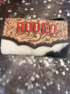 Rodeo cowhide wallet
