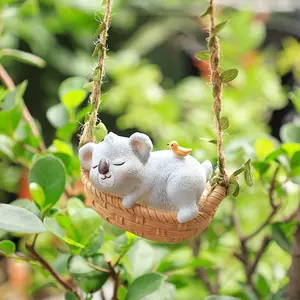 Cute Animal Design Garden Hanging Ornament, 1 Count Creative Garden Decoration, Outdoor Hanging Decor for Garden & Patio