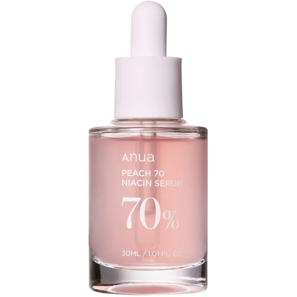 Anua Peach 70% Niacinamide Serum – Brightening & Hydrating Korean Facial Serum 30 mL