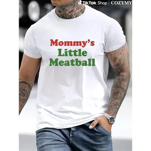 Mommy's Little Meatball Shirt - Funny T-Shirts, Gag Gifts, Parody Gifts, Ironic Tees,Meme Shirts, Dark Humor and more Menswear Top