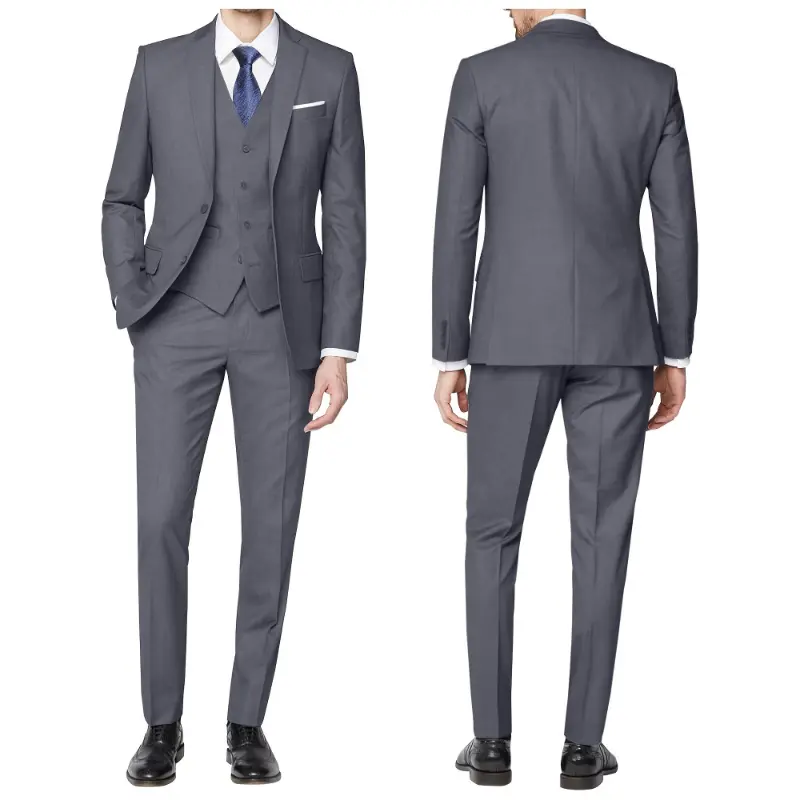 Men's Slim Fit 3 Piece Suit Blazer Vest Pants Tie Set For Weddings, Business, Formal Classic Suits For Men Elegant Tuxedos For Men Casual Suits For Men Solid Color Suits Homecoming Dance Suits Gifts For Men Regular Fit Suits For Men Tuxedo