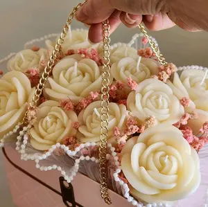 All Roses Handmade Candle Bouquet