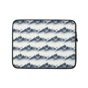 Geometric Mountain Laptop Sleeve – Lightweight Protective Neoprene Case
