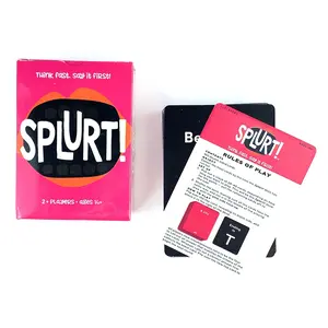 Fast Thinking Card Game, Speech Skills Enhancement, High-Speed Party Card Game, Family Gathering Interactive Quick Reaction Table Card Game, Family Fun Game, Party Cards Game