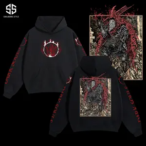 [Soulsborne Style] Vintage Grim Style Slave Knight Gael - Dark souls Unisex Hoodie, Soulsborne Gaming Apparel, Game Shirt, Video Game Clothes, Boy Merch, Gift For Him, Gift For Her, Soulslike Streetwear