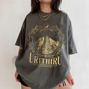 Urithiru Stormlight Archive Shirt Comfort Colors For Fan, City Of Radiance T Shirt, Wind and Truth Tee, Bookish Gift Check Cotton
