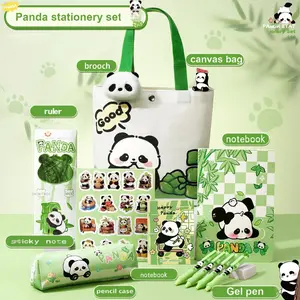 Stationery set set of 8 cute panda students practical opening gifts Stickers
