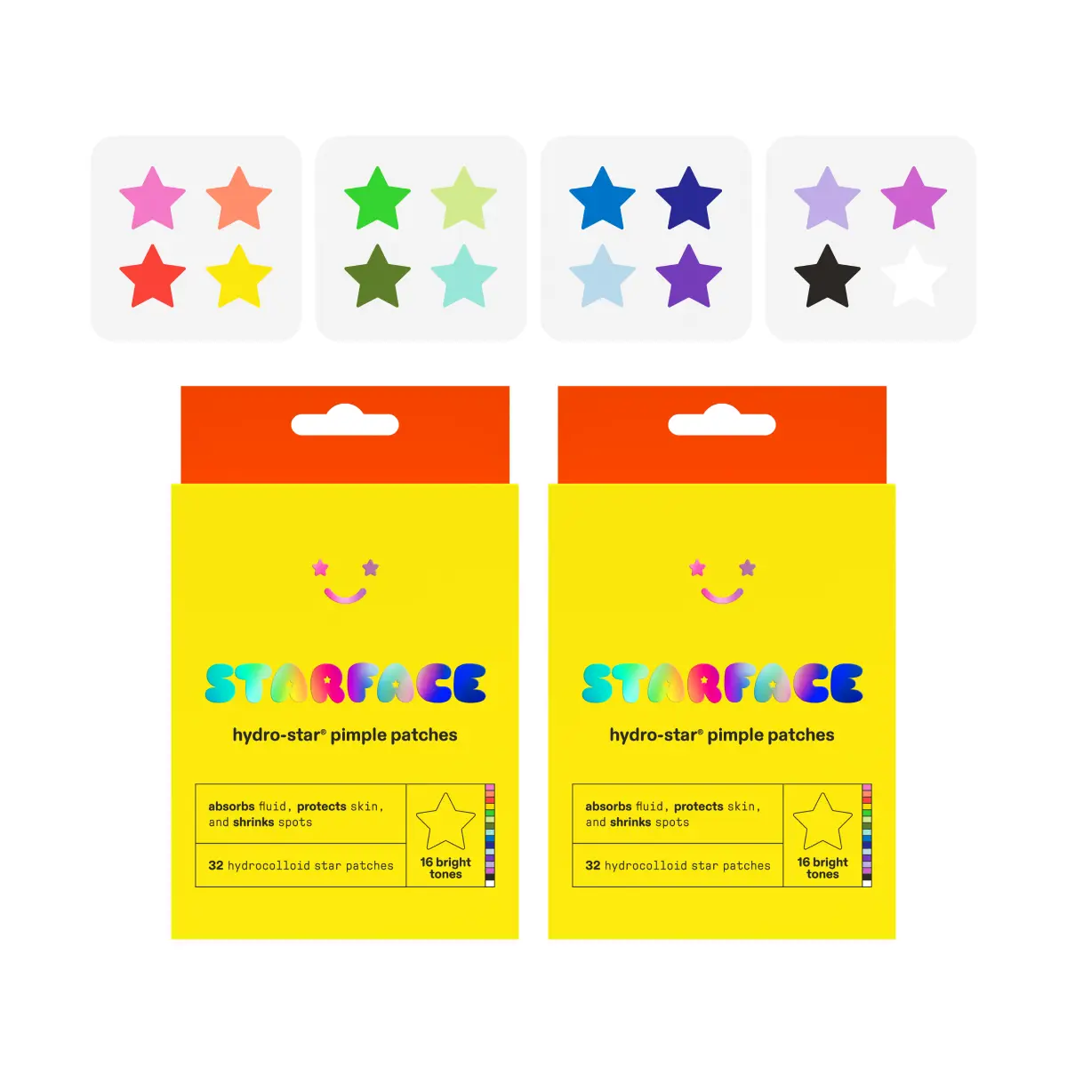 Starface Play Pack Pimple Patch 2-Pack Refill, 64ct