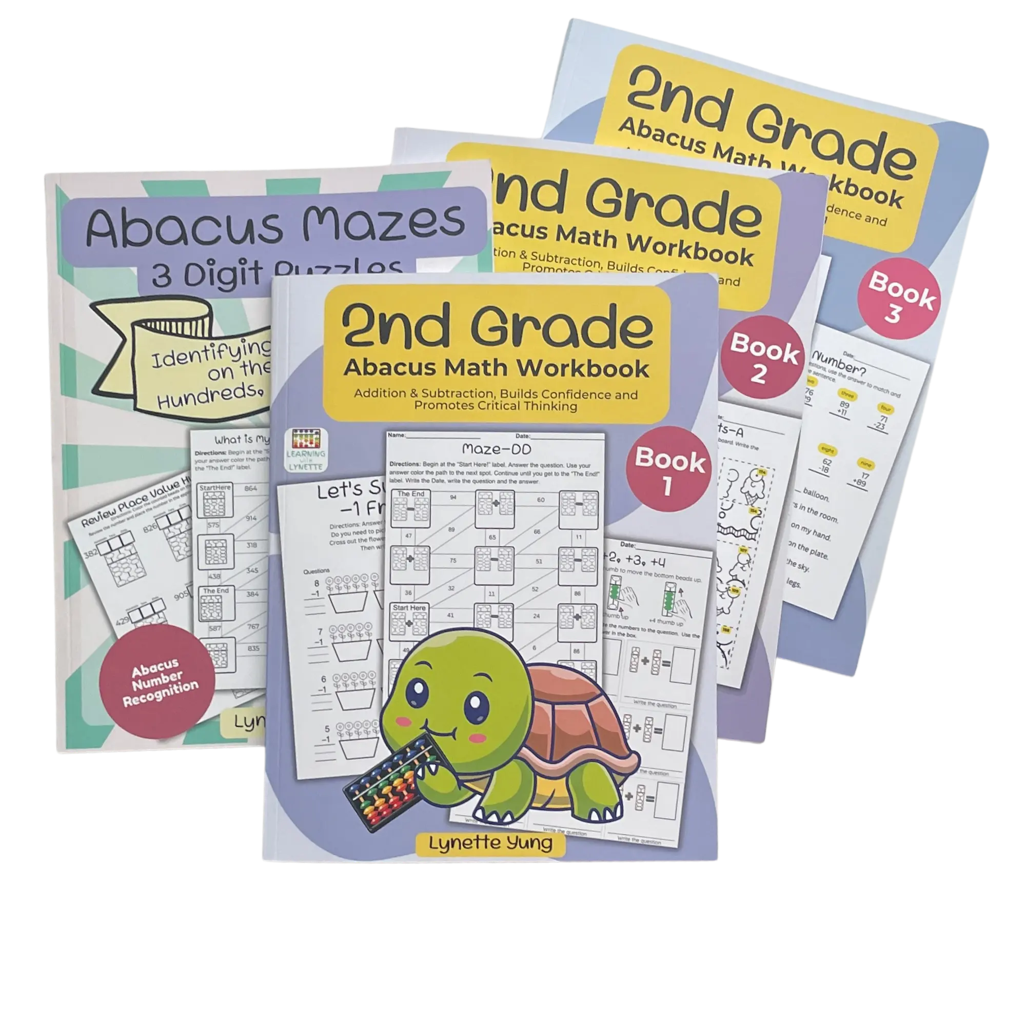 Grade 2 Bundle (4Books)-NO ABACUS