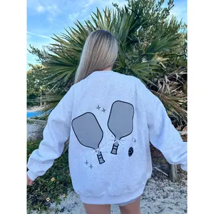 Pickleball Detailed Embroider Sweatshirt