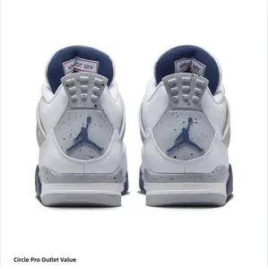 Two Tone White Dark Blue Splatter Print Mixed Leather Mesh Mid Cut Lifestyle Sneakers Shock Absorbing Rubber Outsole Urban Streetwear Shoes