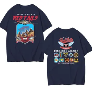 Tuskegee Airmen T-shirt, Tuskegee Airmen Red Tails Graphic on Short-Sleeve Unisex T-Shirt, Black History T-shirt, Graphic Tee