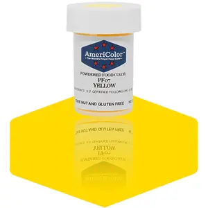 AmeriColor, Yellow, 3 Grams, Powdered Food Color