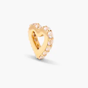 Gracie Gold Vermeil Heart Bead