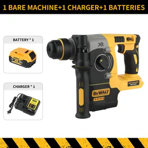 DEWALT DCH273 Cordless SDS Plus Drill - Professional & DIYUse, Concrete, drilling Masonry & Wood, High-Speed BrushlessPerformance