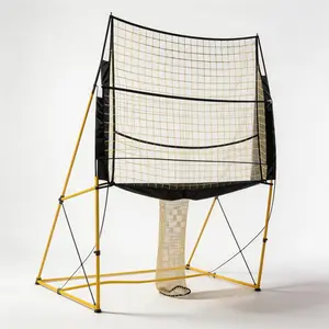 8x11 ft Adjustable Height Volleyball Net System - Heavy-Duty Polyester Net with Steel/Fiberglass Frame, Portable Training Net with Carry Bag for Indoor/Outdoor Play
