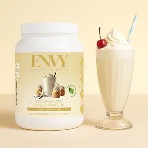 Vegan Protein Powder, French Vanilla Cake, 20g Protein, Gluten & Soy Free