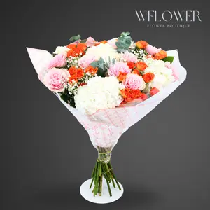 Coral Romance Signature Bouquet