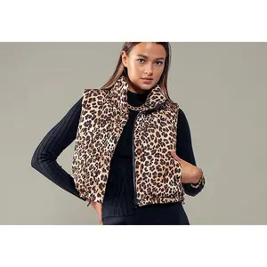 The Leopard Print Puffer Vest