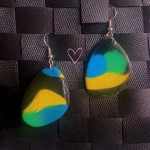 Handmade clay earrings