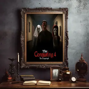 The Conjuring 2025 Movie Poster, The Last Rites Print, Film Prints, Scary House Decor