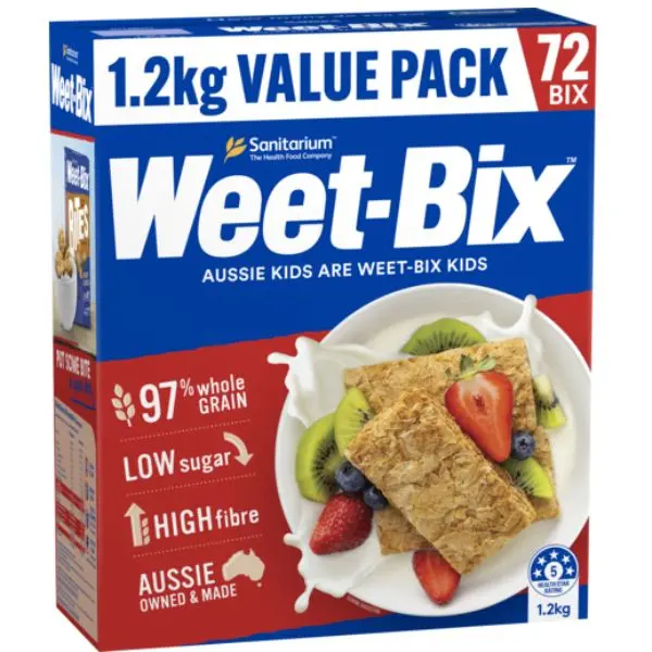 Weetbix Sanitarium 1.2kg - Breakfast Cereal Weetbix Sanitarium 1.2kg - Breakfast Cereal