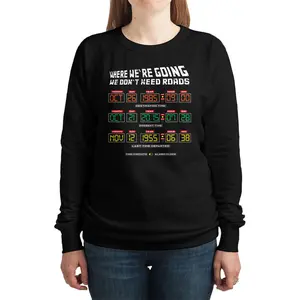 Back to Future Time Circuits Sweatshirt, Movie Fan Sweater
