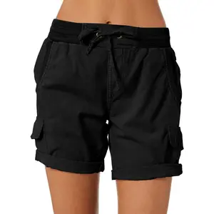 Dokotoo Womens Relaxed Fit High Waist Casual 4 Pocketed 2026 Hiking Outdoor Summer Shorts S-XL