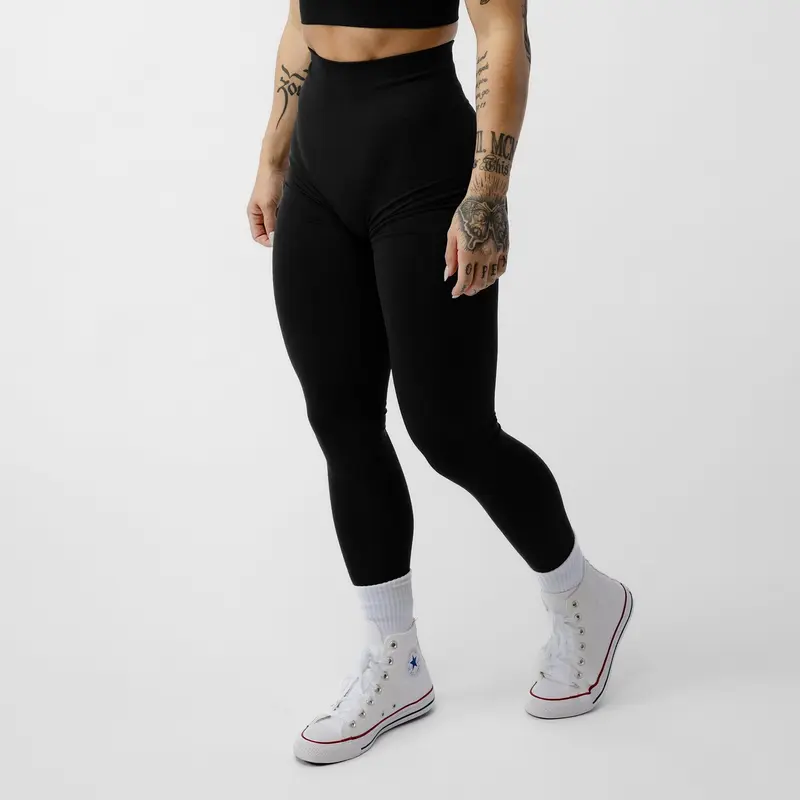 Halo Leggings - High-Rise, Squat Proof, 4-Way Stretch with Back Scrunch & V-Tapered Detailing Compression