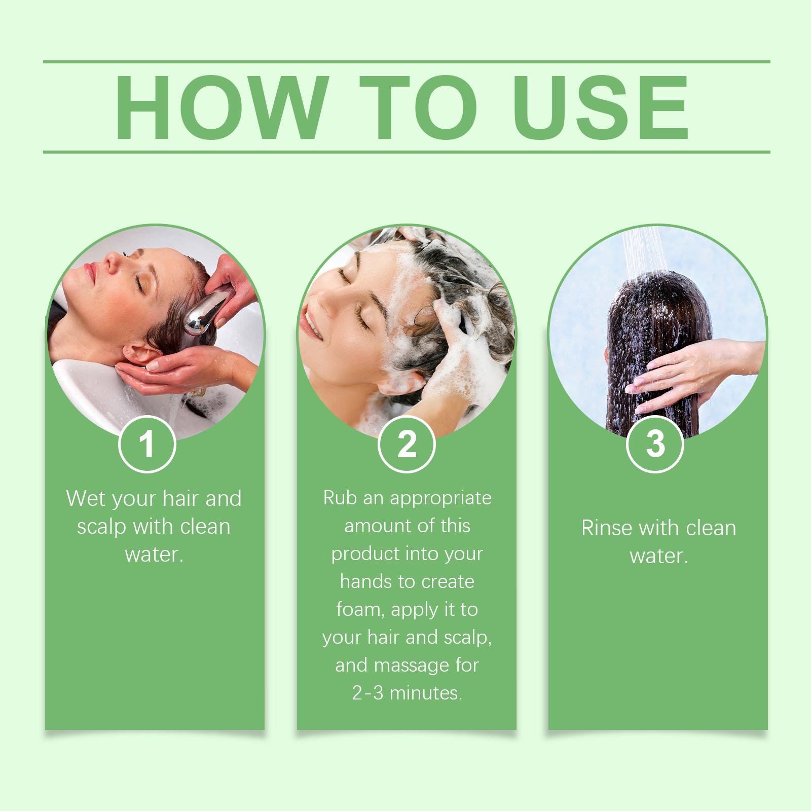 HOEGOA Rosemary Hair Growth Shampoo - Thickening & Strengthening for Thinning Hair w/Keratin |   3.4oz Organic Treatment for Women & Men