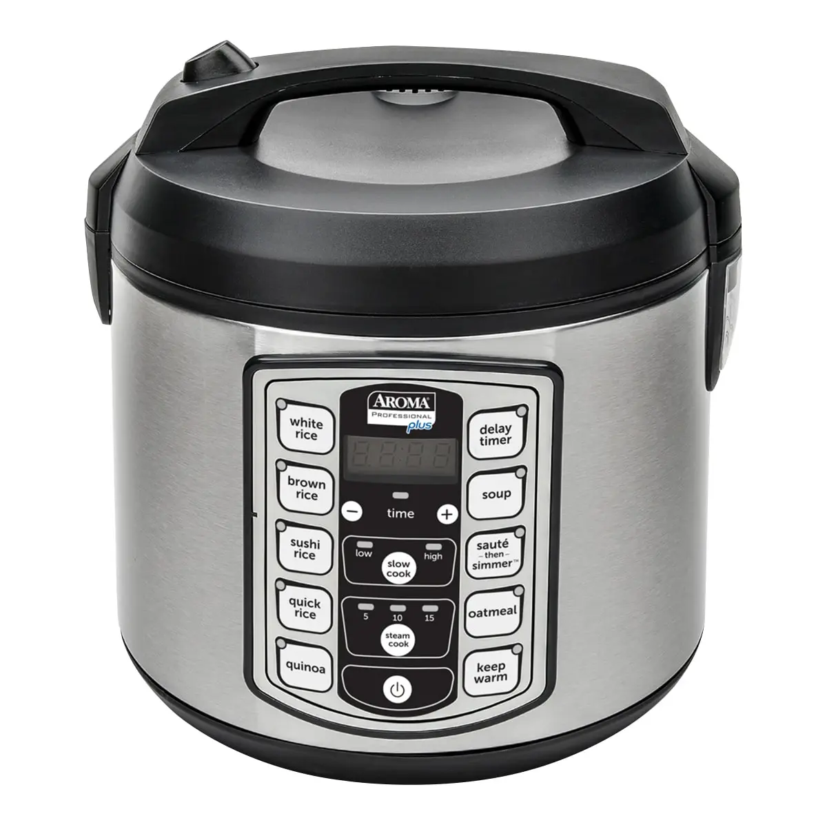 AROMA 【 Guarantee】20-Cup Digital Display Rice Cooker Slow Cooker and Food Steamer ARC-5000SB (1 Year Warranty) AROMA 【 Guarantee】20-Cup Digital Display Rice Cooker Slow Cooker and Food Steamer ARC-5000SB (1 Year Warranty)