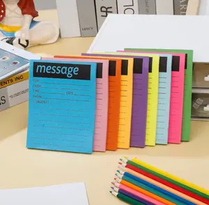 Message Multicolor Notebooks for Organizing Your Notes Vibrant Colors Durable Binding Notepad for Daily Reminders Ideal for Students and Professionals