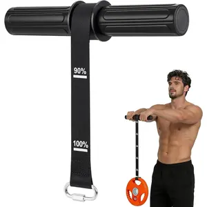 LIZAAL Forearm Strengthener & Wrist Roller,Forearm Exerciser with Thicker Silicone Handle, Forearm Trainer with Heavy-Duty Nylon Strap, Ideal for Muscle Bu