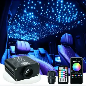1000pcs 0. 5Mm X 78.74inch Fiber Optic Car Home Headliner Star Light Kit - Roof Twinkle Ceiling Lights - Color-Changing, App Key Remote Control,  Rgb Light Change, Fade, Jump, Spark And Adjust Brightness, Mode Speed Adjustment